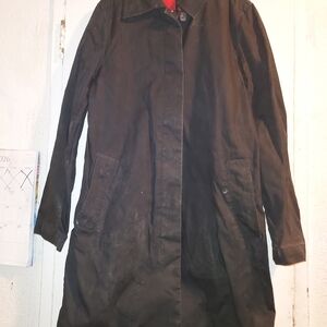 Elegant Black Trench Coat